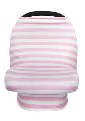 Multi Purpose Cover - Pink & White Stripes