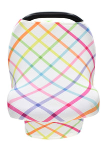Multi Purpose Cover - Rainbow Check