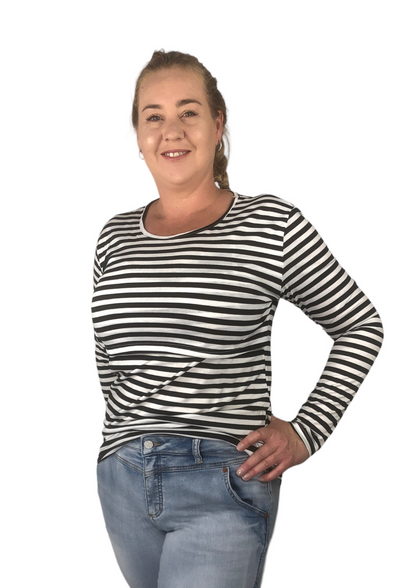 Mila - Black Stripe - SMALL