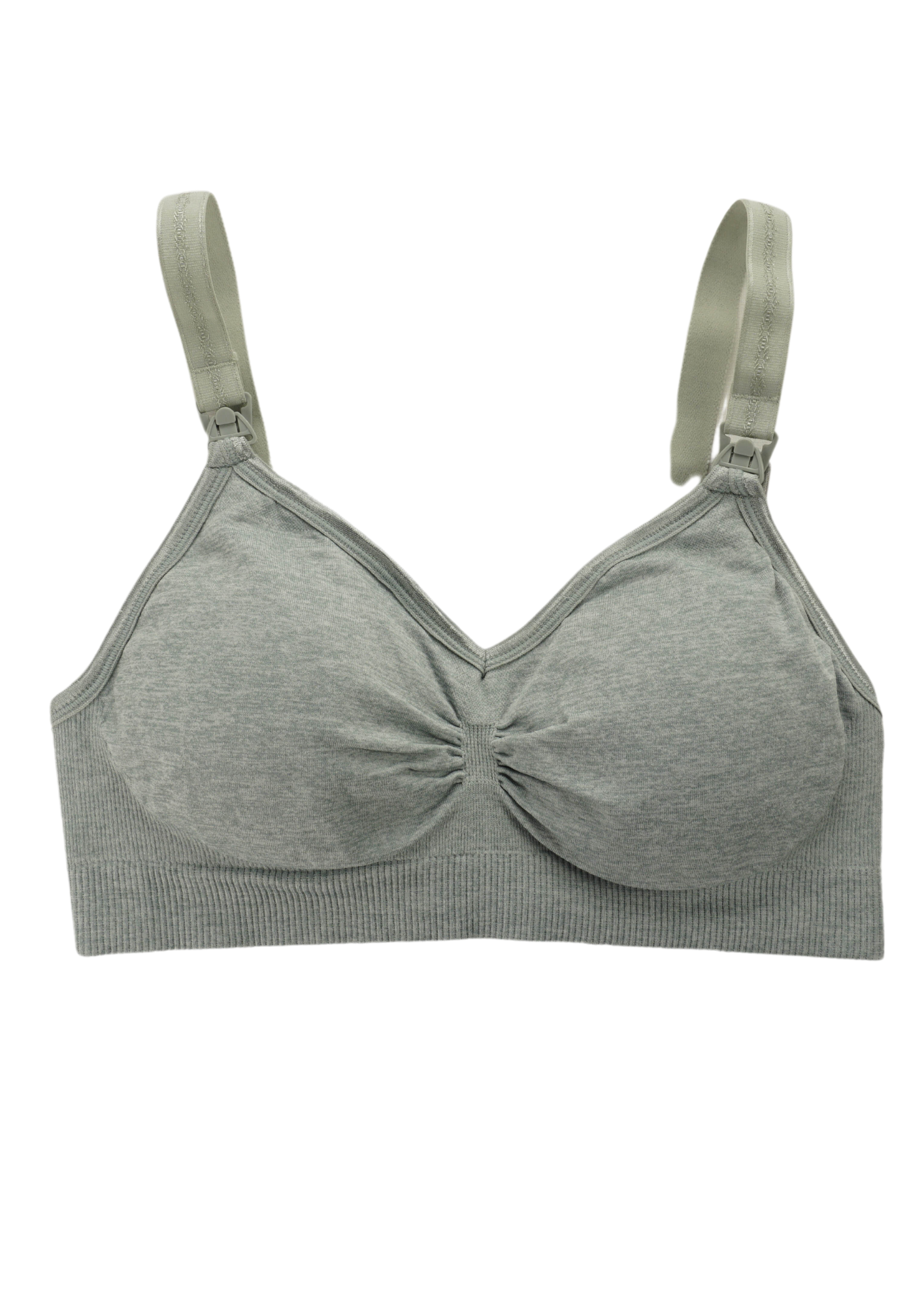 Soft Nursing Bra - Light Grey