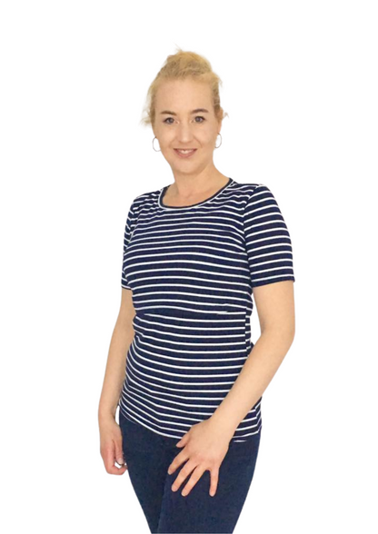 Zara - Navy Stripe