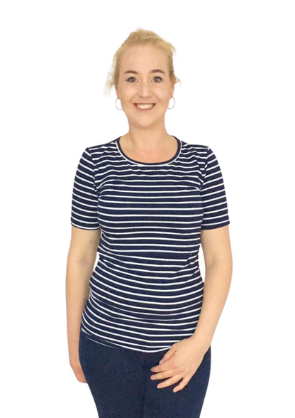 Zara - Navy Stripe