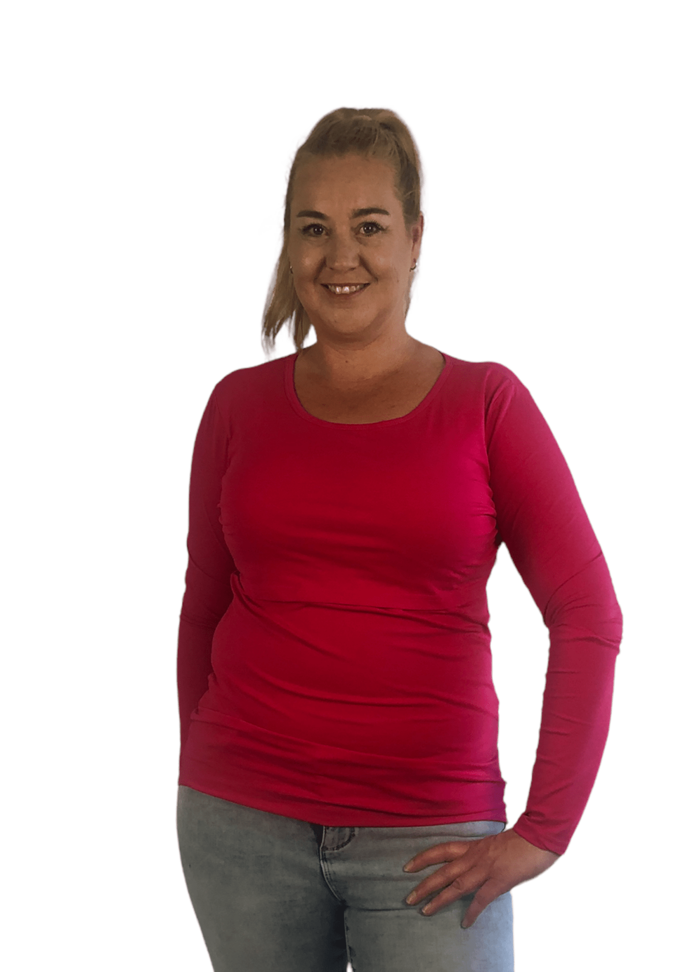 Ella Top - Pink - SMALL - Latchwear