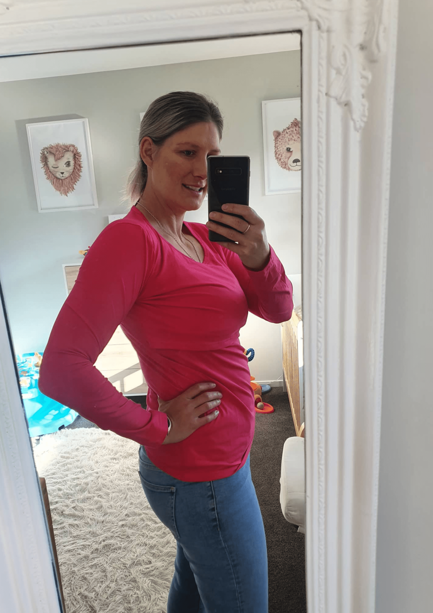 Ella Top - Pink - SMALL - Latchwear