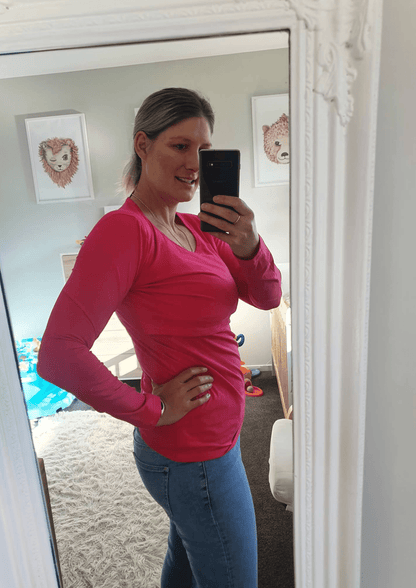 Ella Top - Pink - SMALL - Latchwear