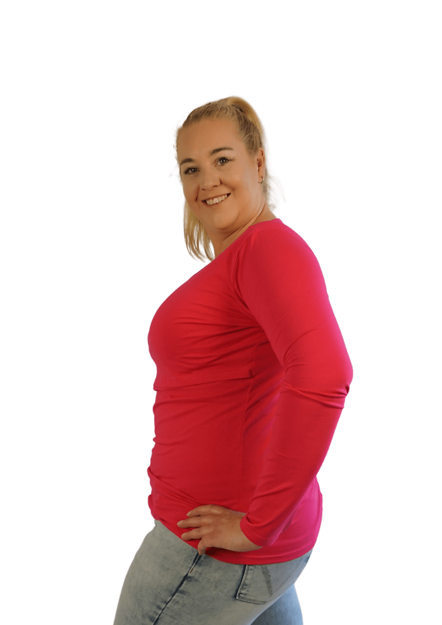 Ella Top - Pink - SMALL - Latchwear