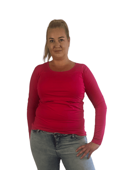 Ella Top - Pink - SMALL - Latchwear