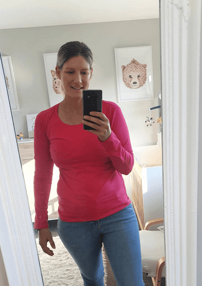 Ella Top - Pink - SMALL - Latchwear