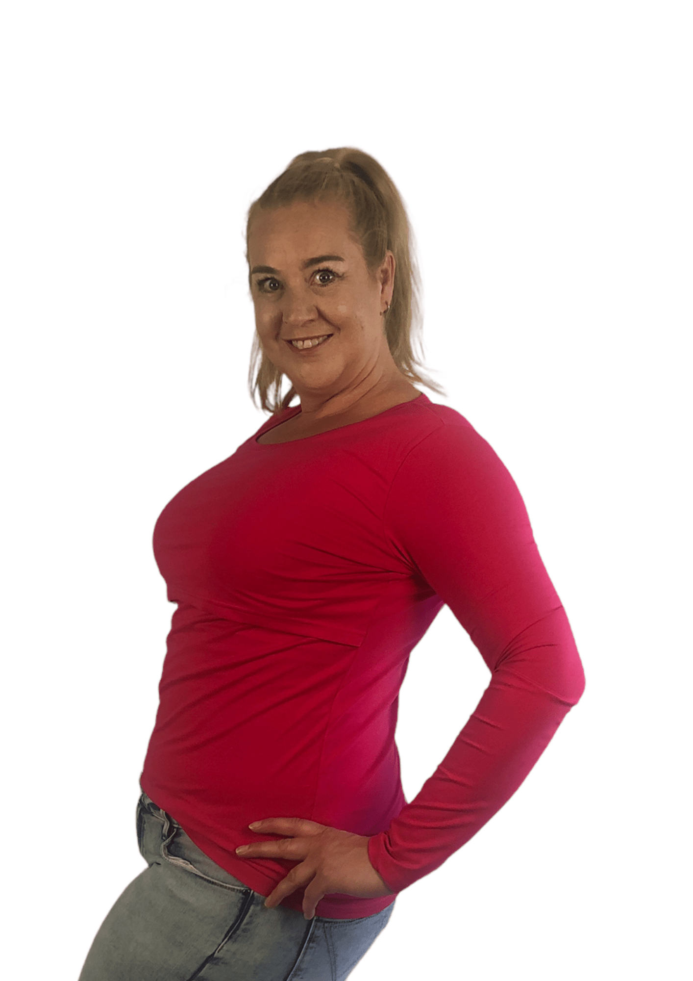 Ella Top - Pink - SMALL - Latchwear