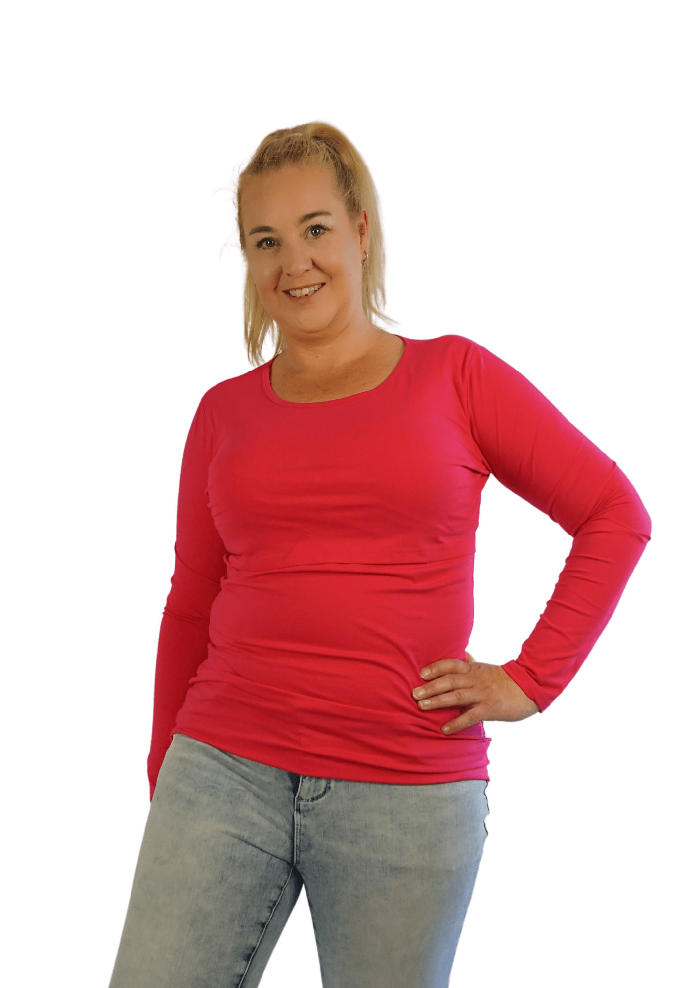 Ella Top - Pink - SMALL - Latchwear