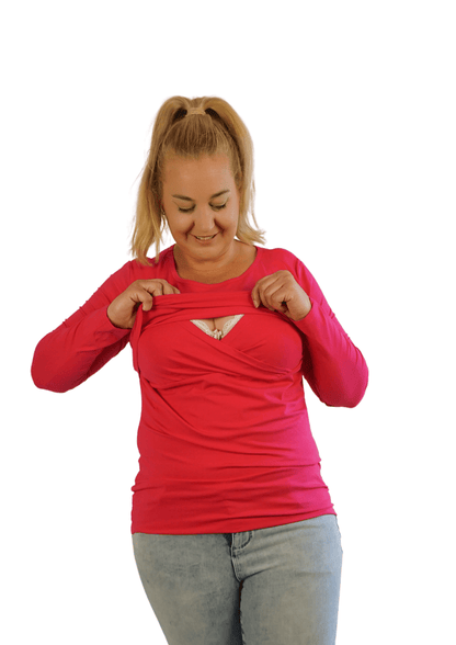 Ella Top - Pink - SMALL - Latchwear
