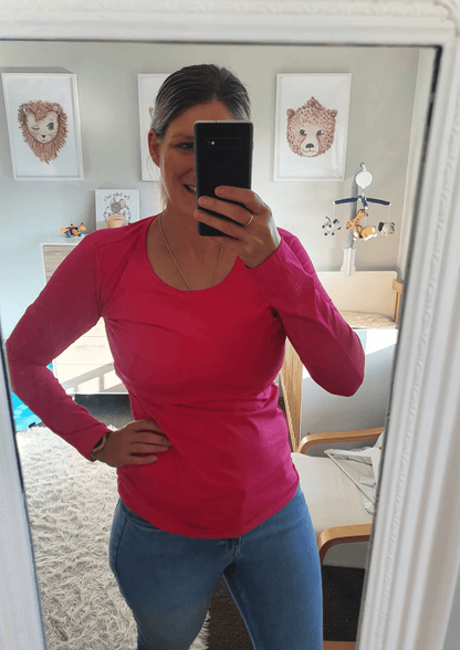 LATCH Pressed - LATCH logo on back Ella pink - SMALL - Latchwear