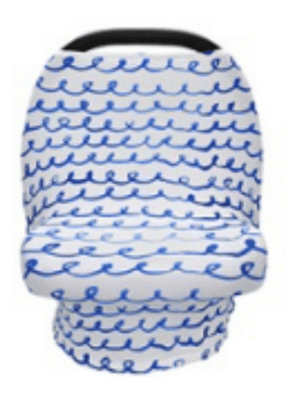 Multi Purpose Cover - Blue Squiggles & Stripes - Latchwear