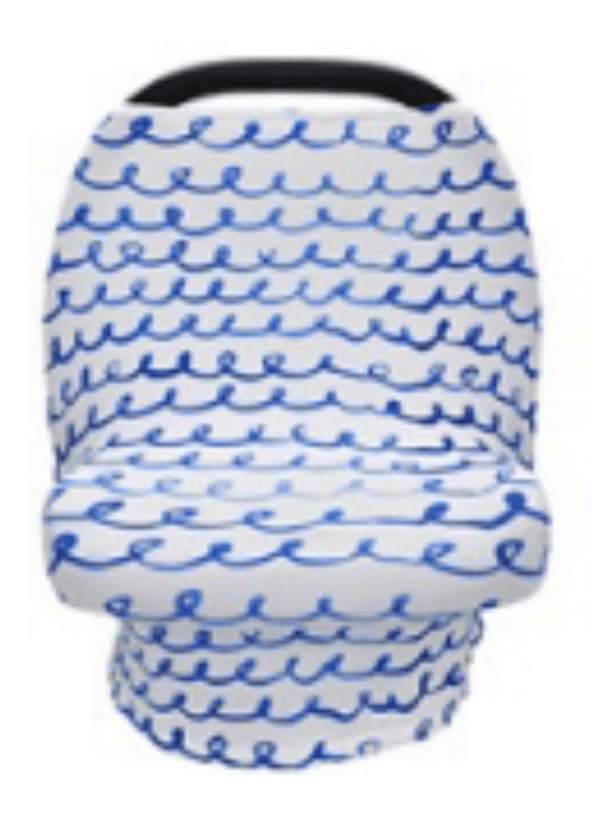 Multi Purpose Cover - Blue Squiggles & Stripes - Latchwear