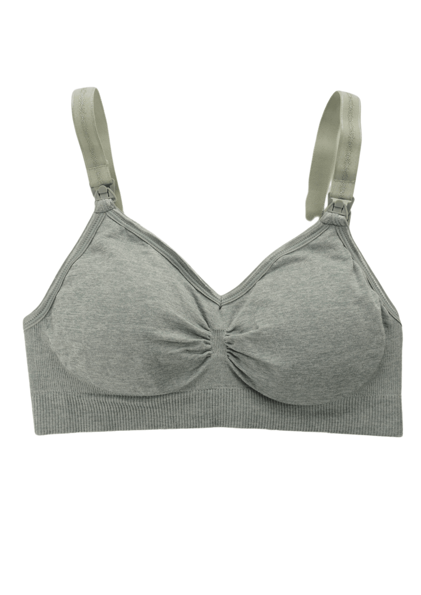 Soft Nursing Bra - Light Grey - Latchwear