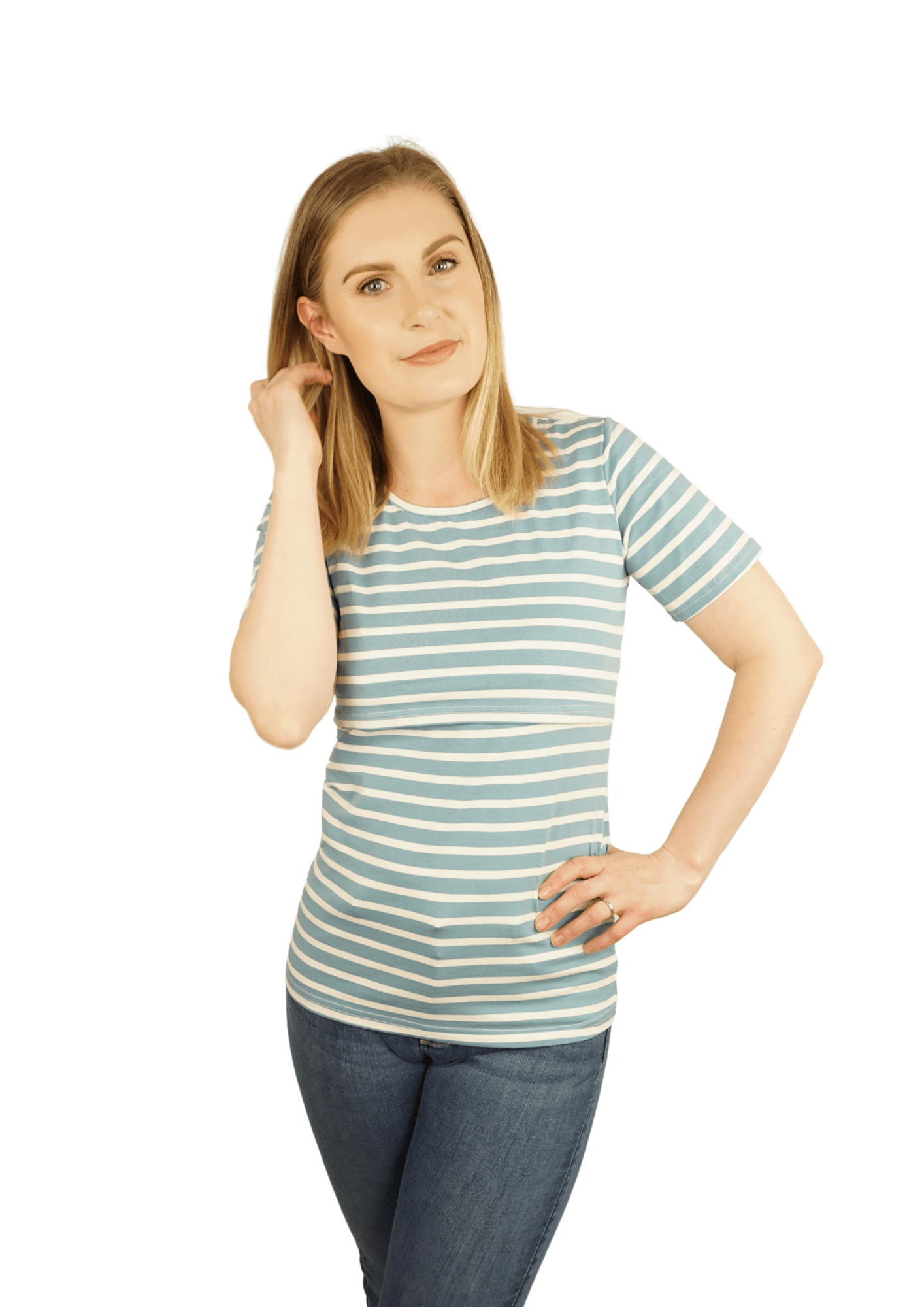 Zara - Aqua Stripe - Latchwear