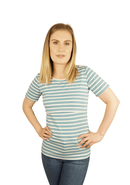 Zara - Aqua Stripe - Latchwear